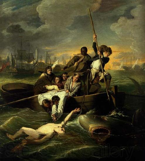 John Singleton Copley Watson and the Shark Norge oil painting art